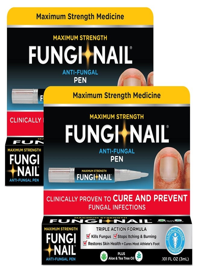Fungi-Nail, Pen applicator Anti-fungal Solution 0.10 Fl Oz (Pack of 2) - Image 1